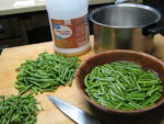 Wash the green beans